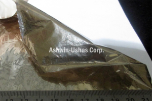 Semiconductor coated IR-transparent polymer for reduction of solar absorptance